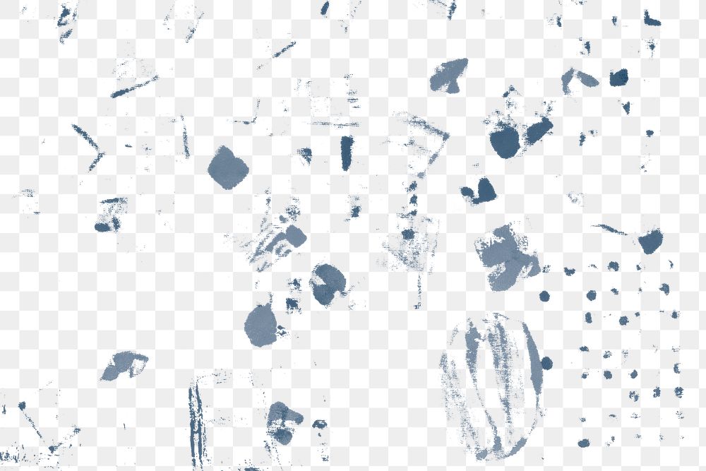 Stain png blue background DIY block prints