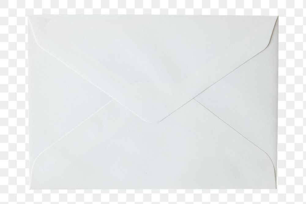 White letter envelope mockup png stationery on the table