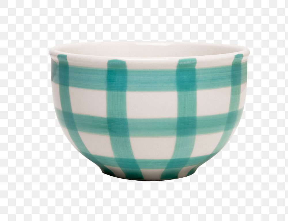 Porcelain bowl png mockup for home decor