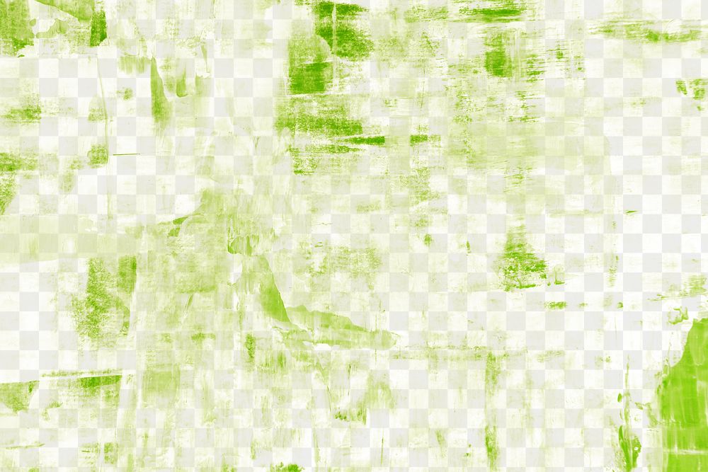 Png green background abstract paint texture 