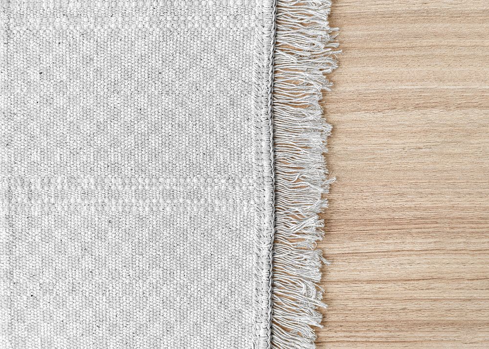 Carpet png mockup, transparent fabric