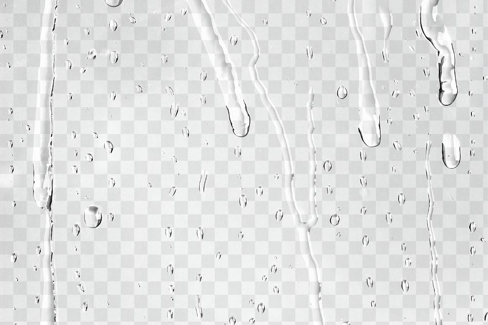 Water png texture, transparent background, rain layer