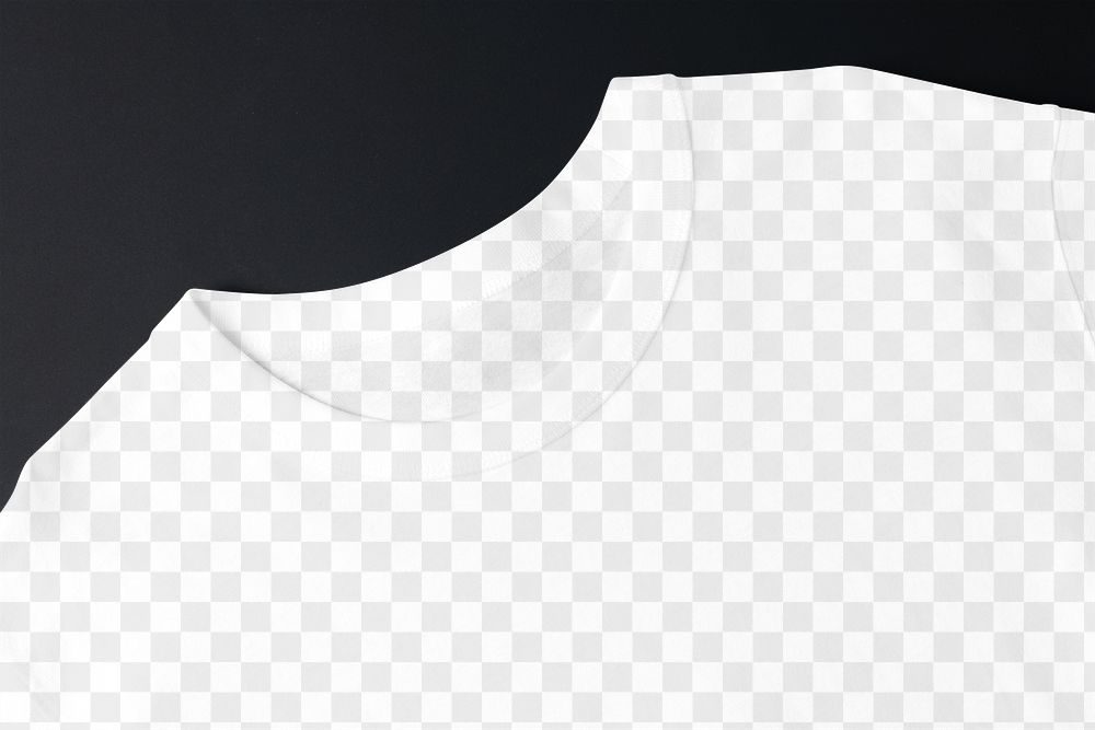 T-shirt mockup png, transparent apparel design
