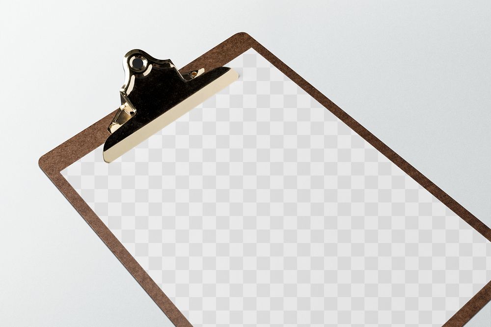 Clipboard menu mockup png transparent, paper, restaurant branding