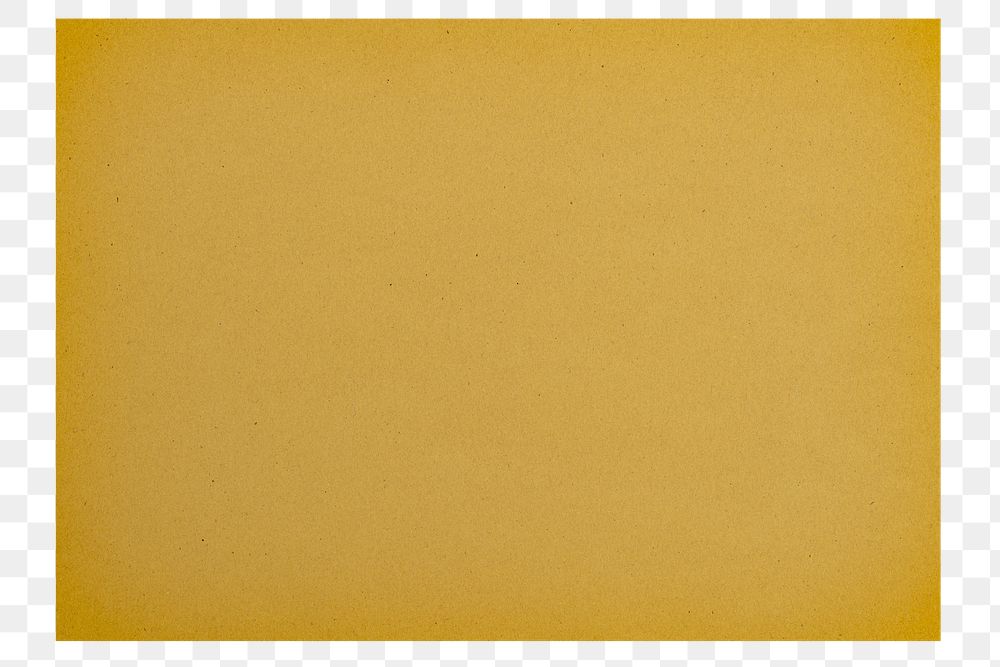 Granola yellow paper background png, digital sticker