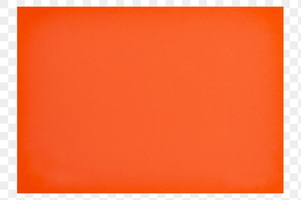 Orange paper background png, digital sticker