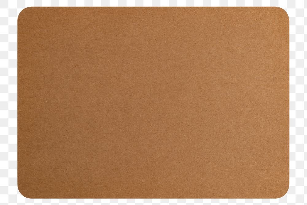 Tawny brown paper background png, digital sticker