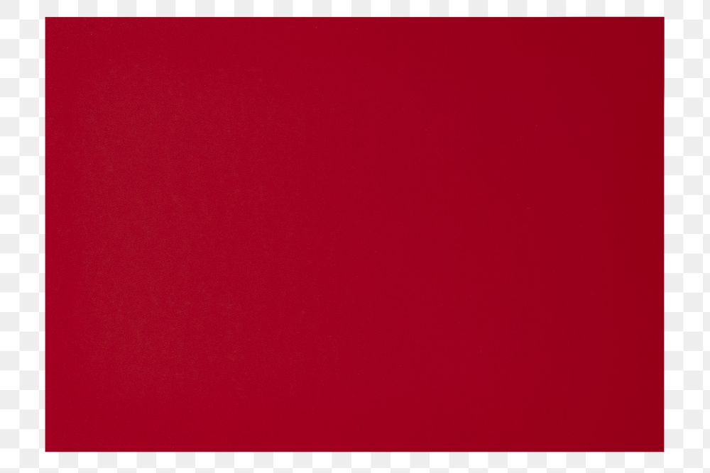 Vermilion red paper background png, digital sticker