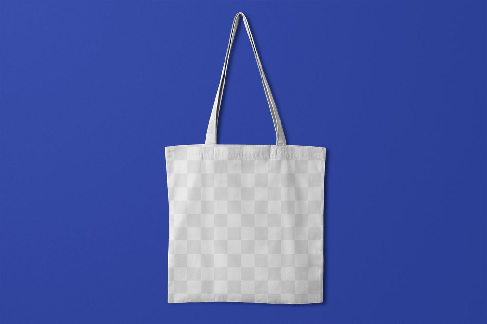 Tote bag mockup png transparent, environmental friendly product