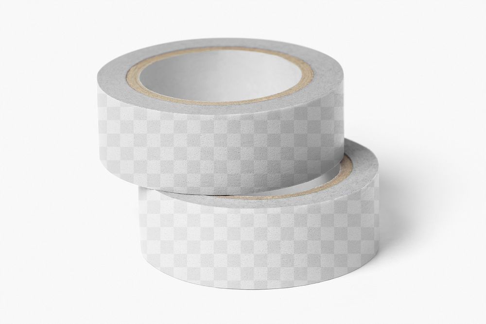 Duct tape mockups png transparent design