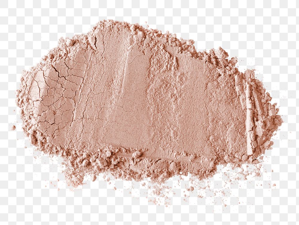 Pink powder png, cosmetic blusher element