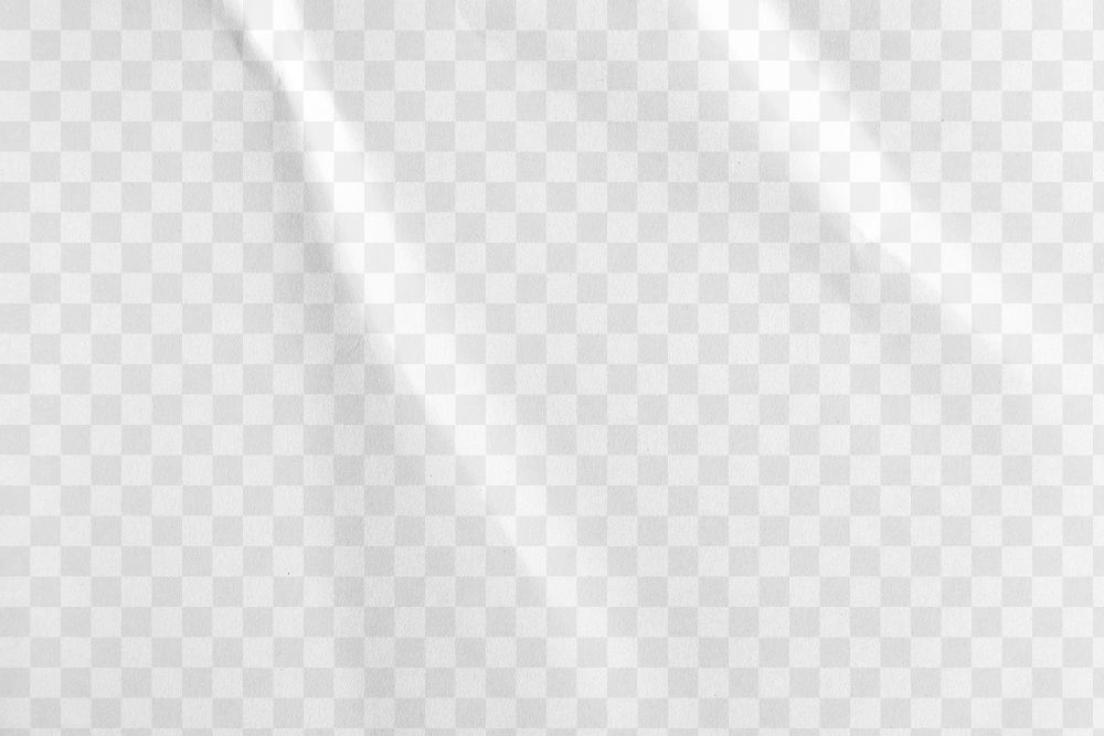 Wrinkled paper png mockup transparent texture