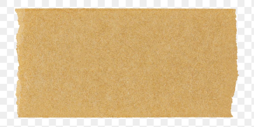 Kraft tape png, brown journal sticker design