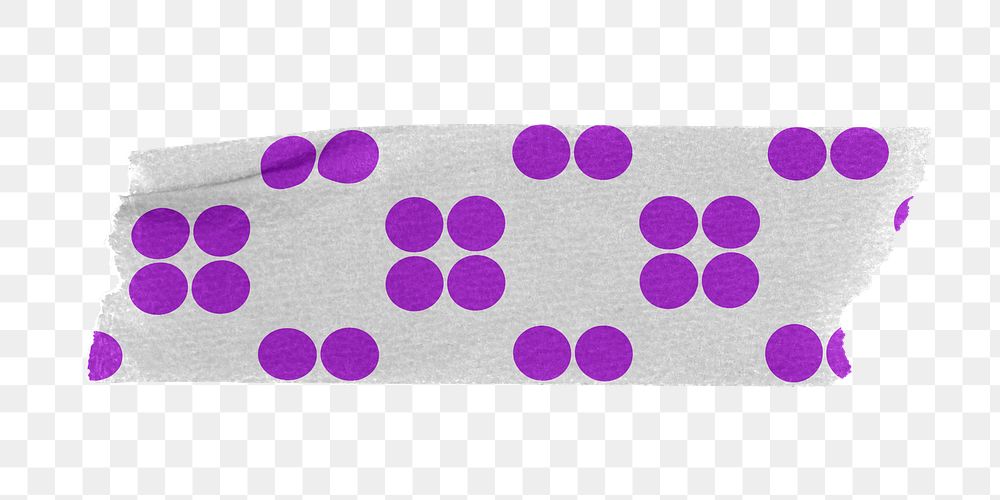 Neon purple tape png, journal sticker, collage element