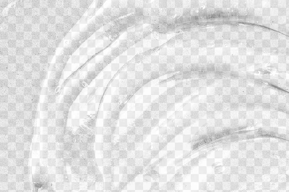 Gel png texture, transparent design