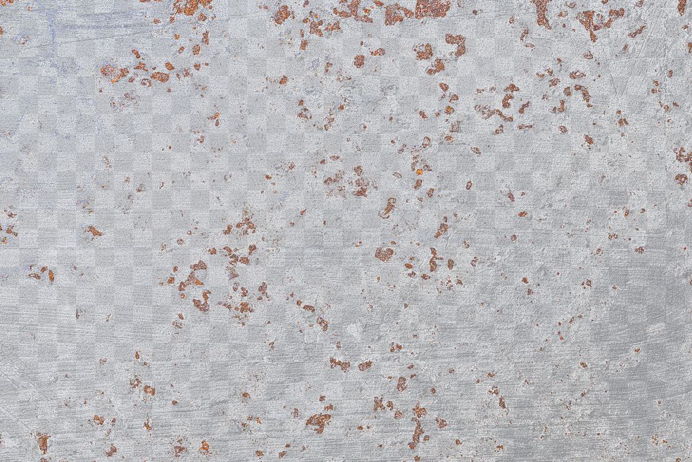 Rust metal texture png, transparent background