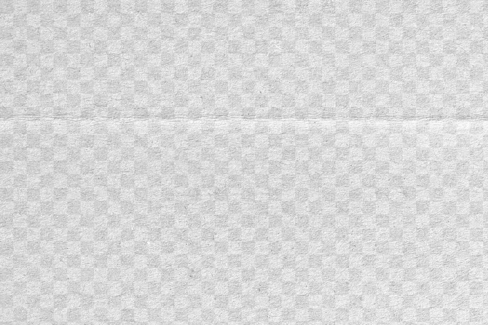 Folded paper png texture, transparent design