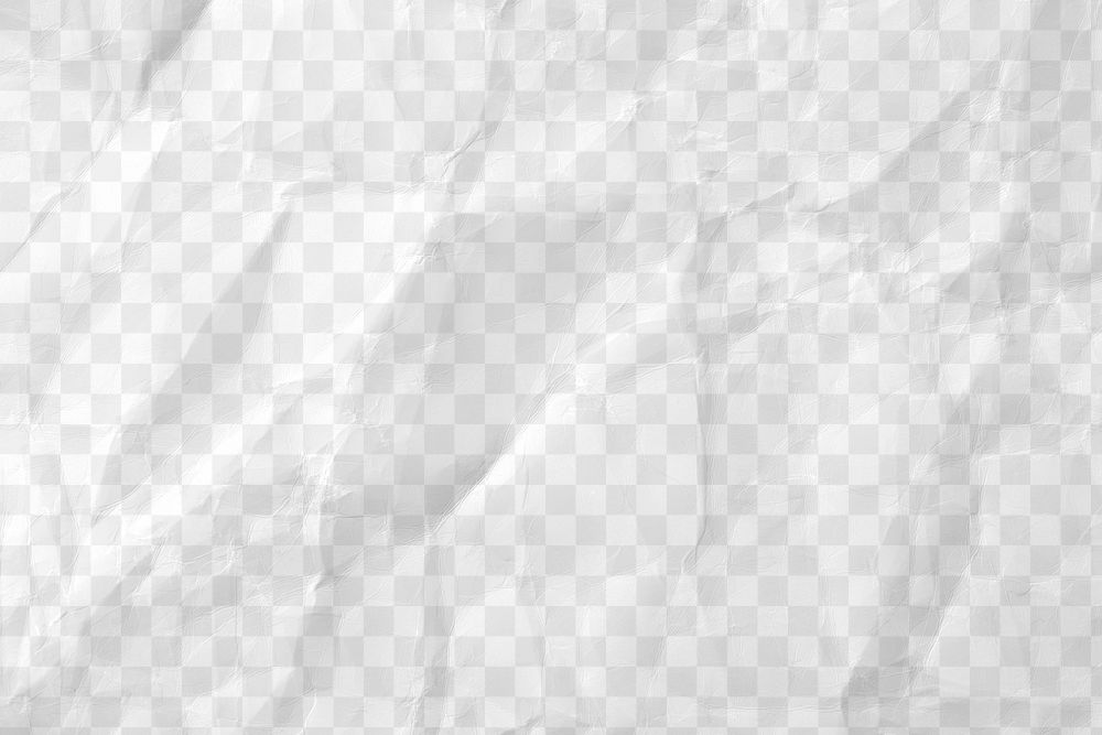 Transparent paper png, wrinkled texture design