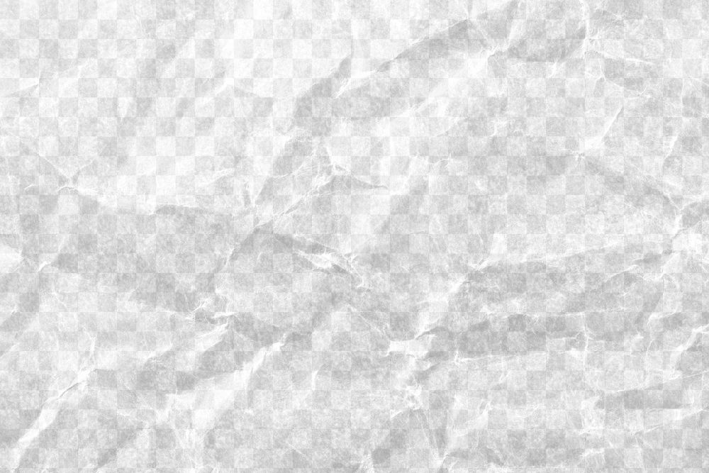 PNG crumpled paper texture, transparent design