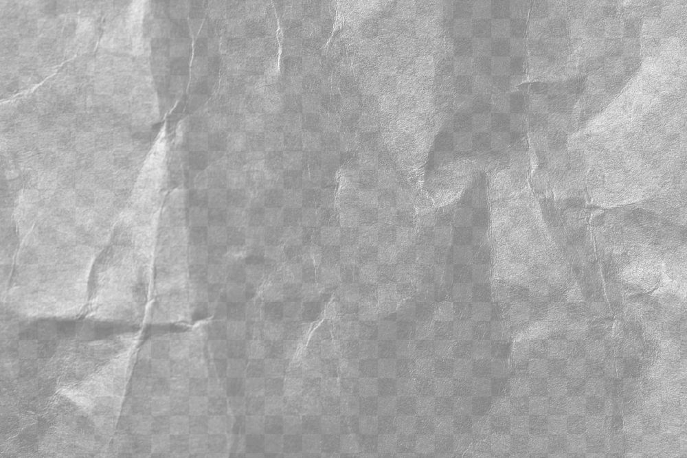 Transparent paper png, wrinkled texture design