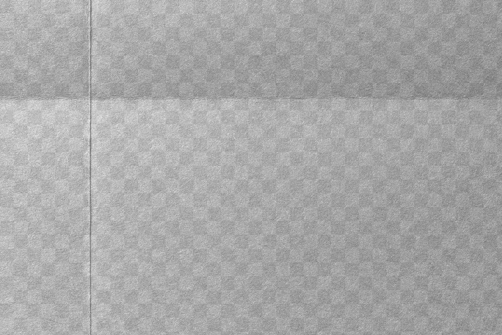 Folded paper png texture, transparent design