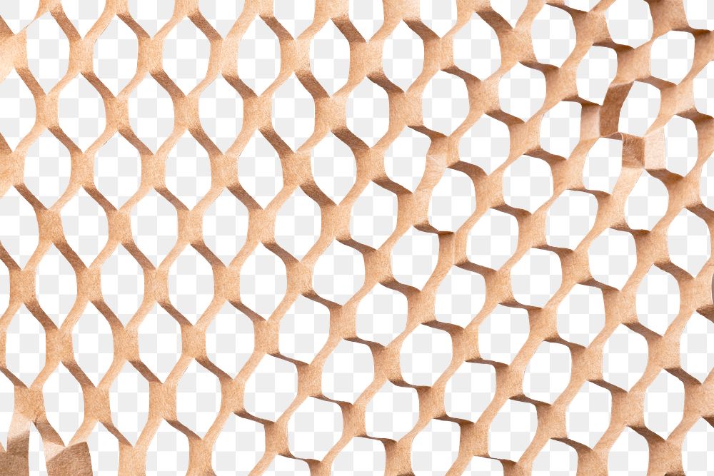 PNG honeycomb paper texture, transparent background