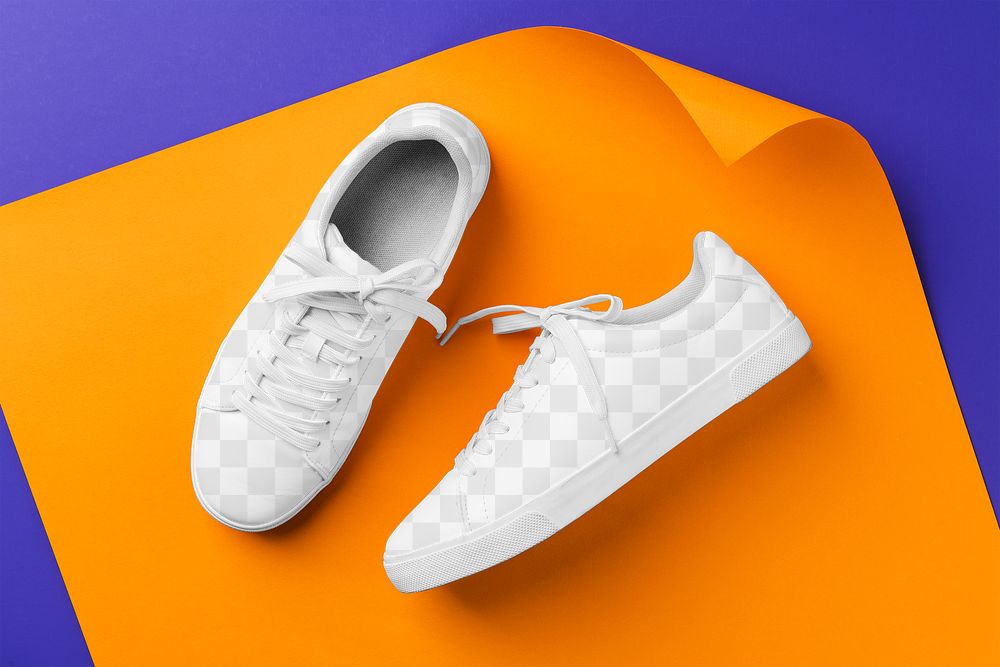 Sneakers, shoes png mockup, street fashion