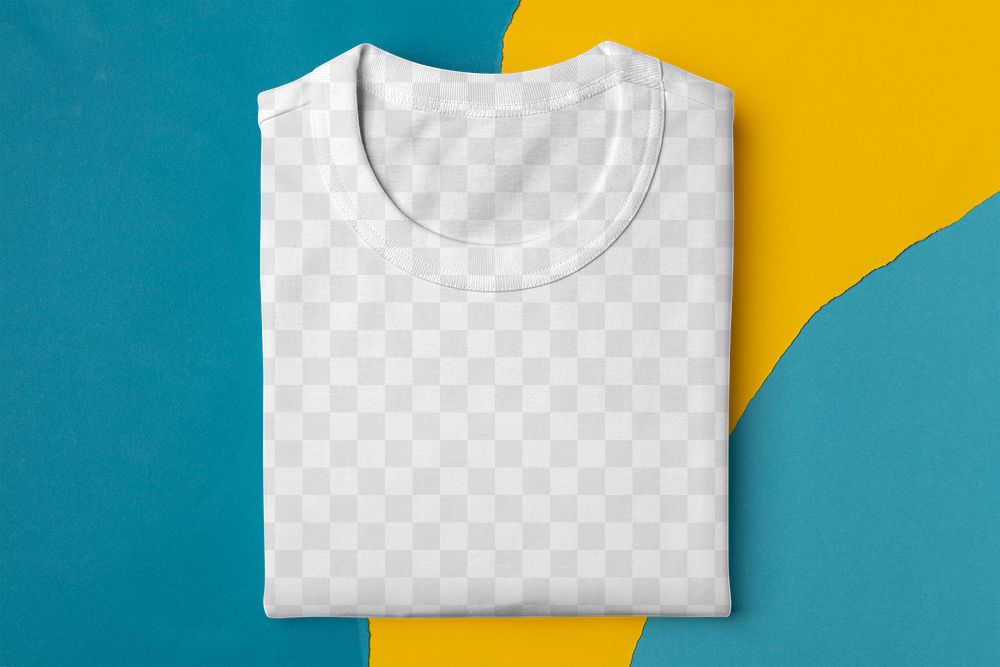 T-shirt png transparent mockup, men&rsquo;s apparel fashion unisex