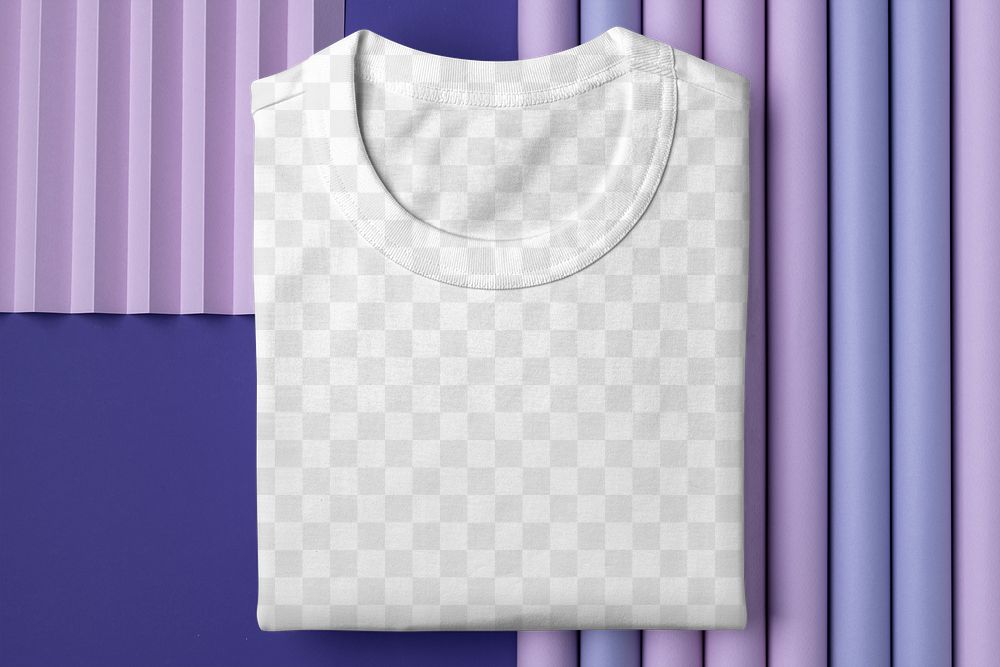 T-shirt png transparent mockup, men&rsquo;s apparel fashion unisex