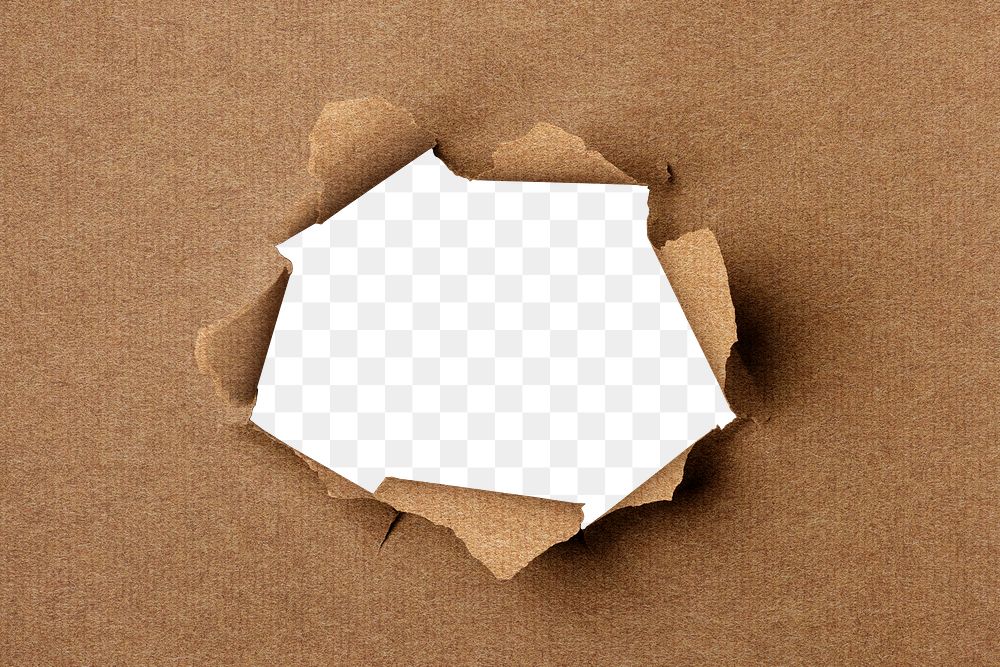 Ripped paper hole mockup, torn texture background psd