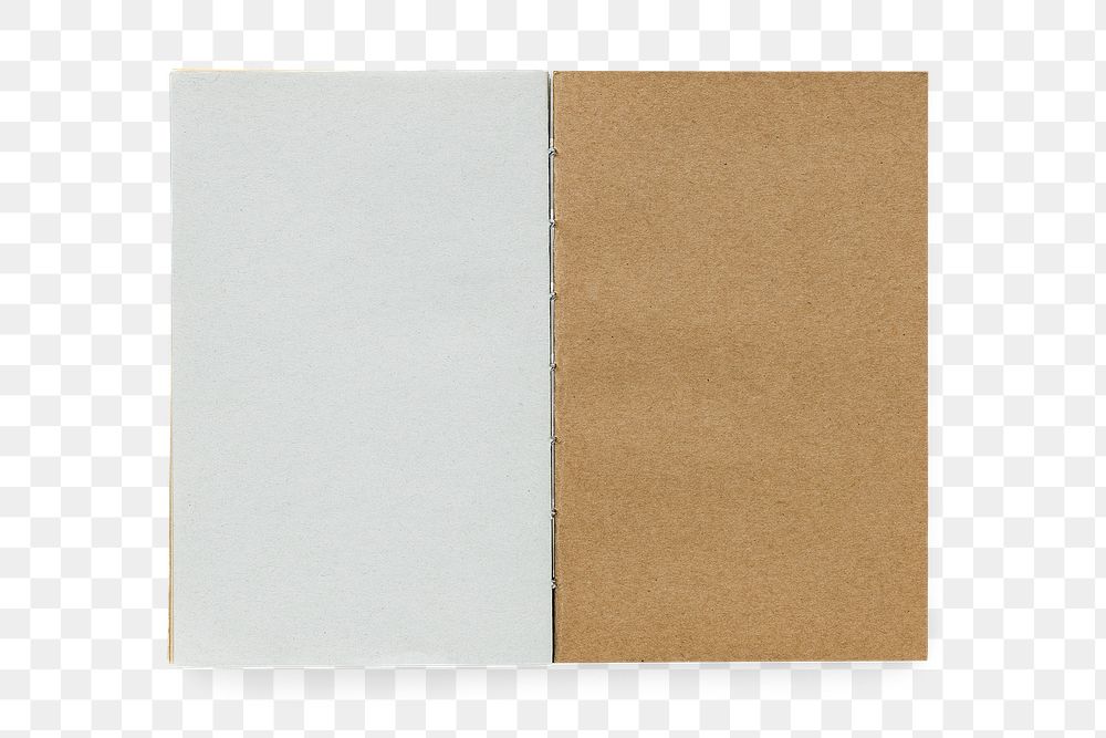 Blank plain notebook design element