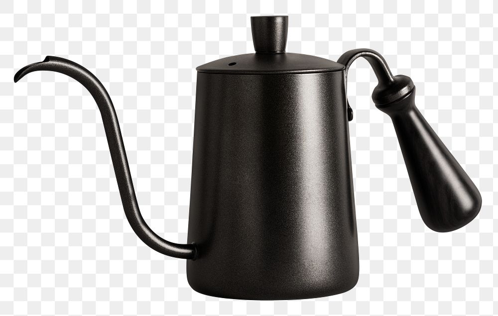 Black drip kettle design element