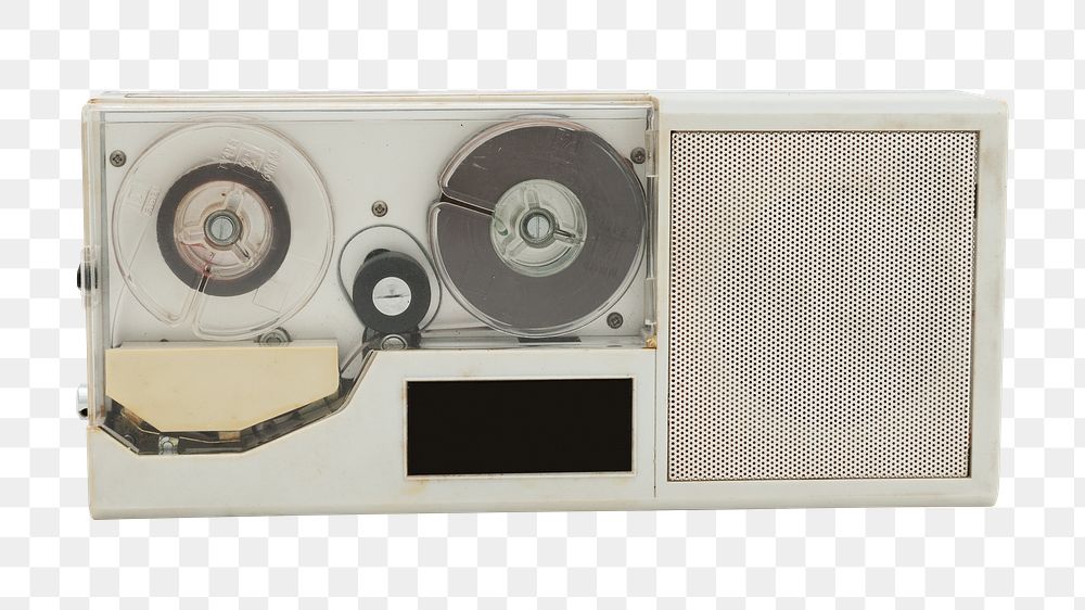 Old audio recording machine design element
