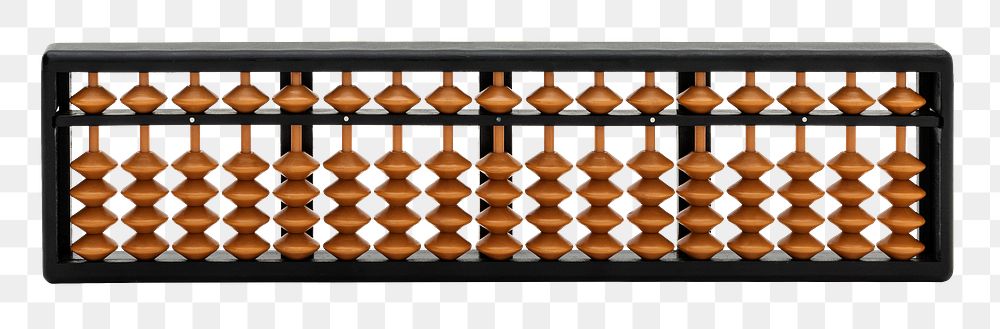 Wooden vintage abacus design element