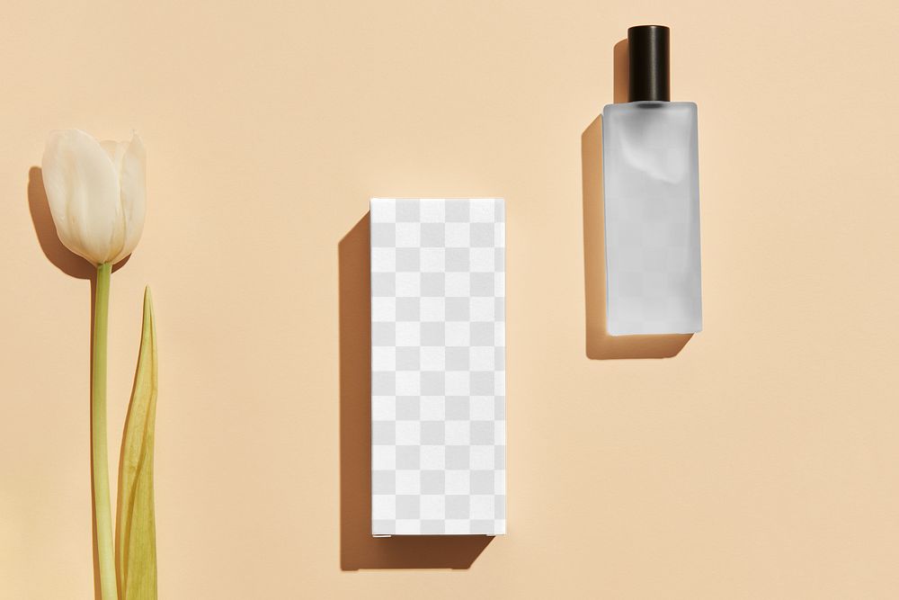 Blank perfume package design element