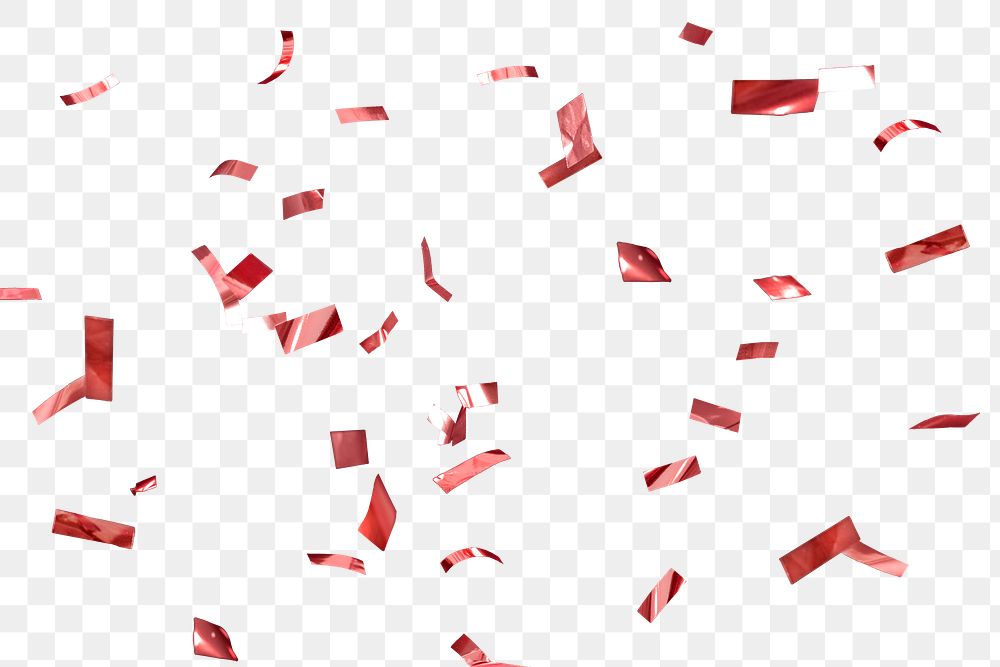 Red confetti patterned background design element