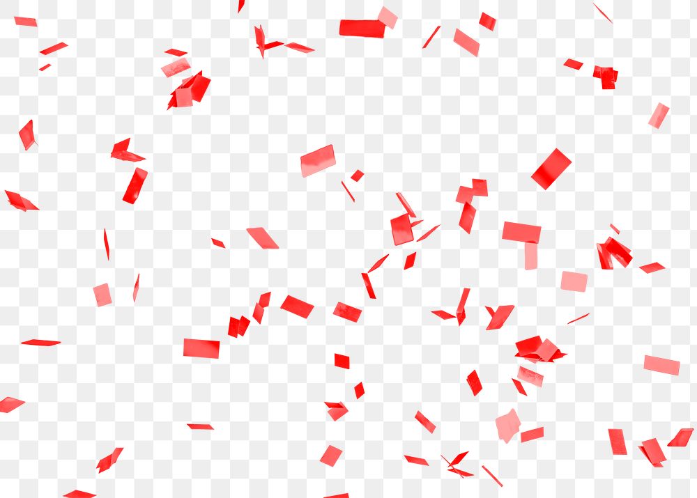 Red confetti patterned background design element
