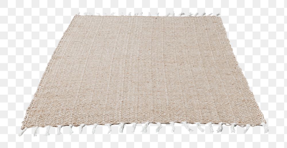Beige fabric texture floor carpet design element