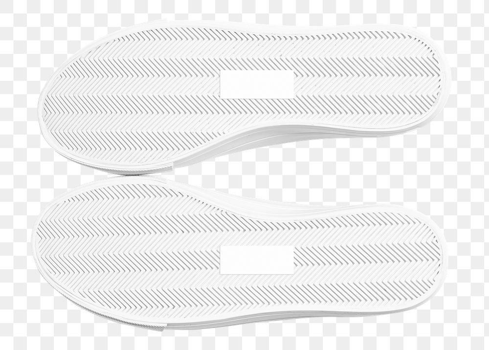 Png white shoes sole mockup footwear fashion