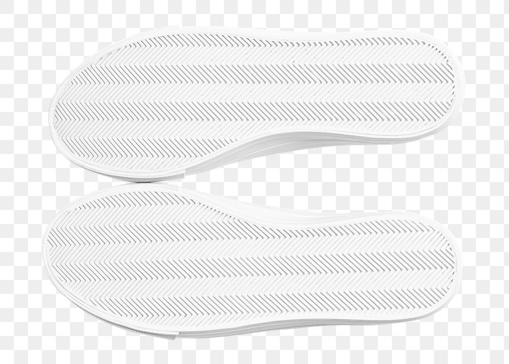 Png white shoes sole mockup footwear fashion