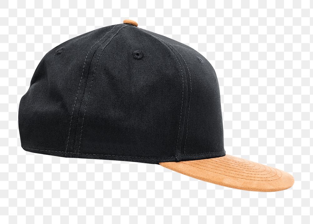 Png black cap mockup headwear accessory