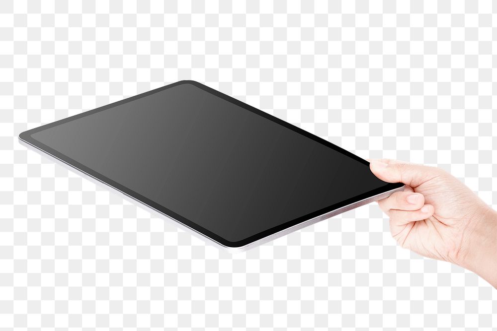 Digital tablet mockup png for online learning