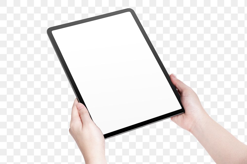 Digital tablet png mockup technology and electronics