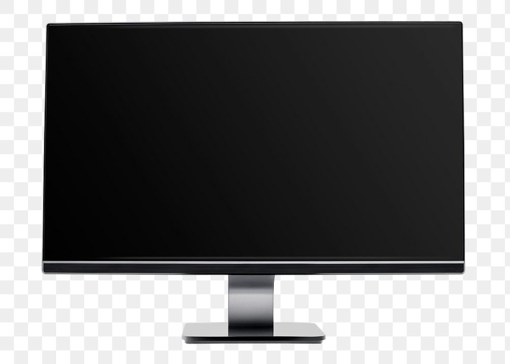 Computer desktop screen mockup png digital device
