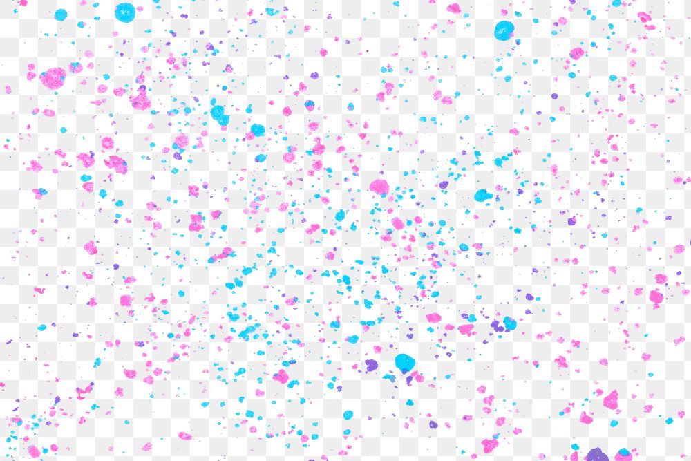 Abstract png transparent background with pink and blue crayon art