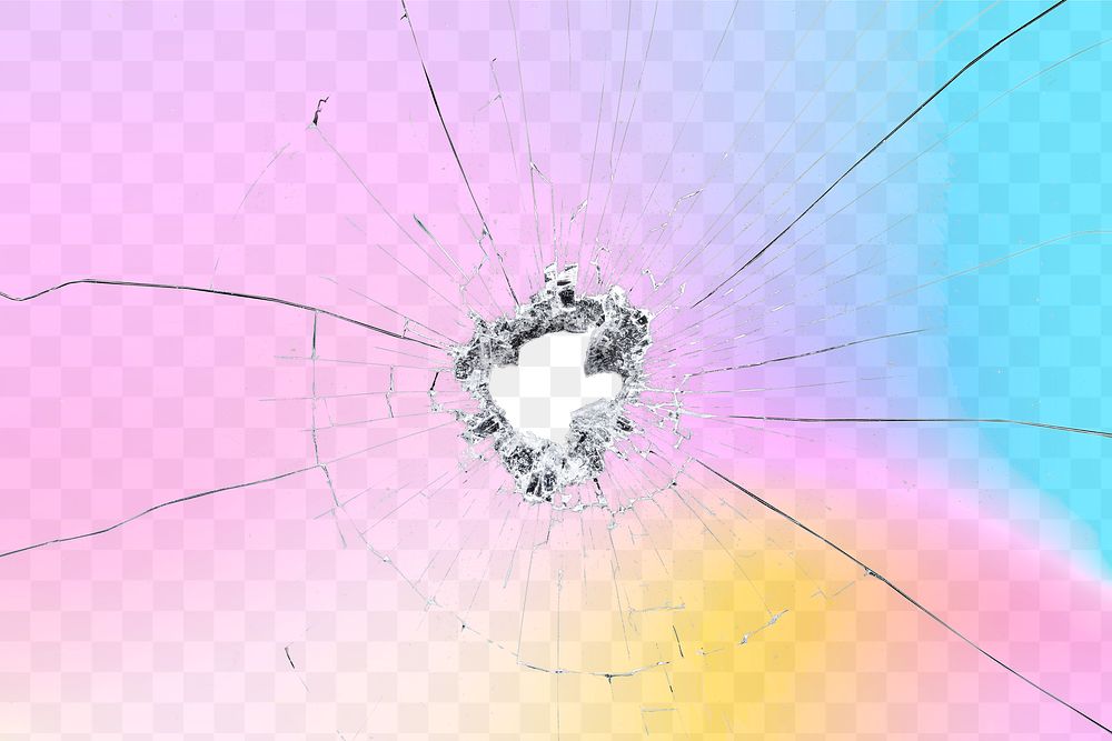 PNG broken colorful glass background