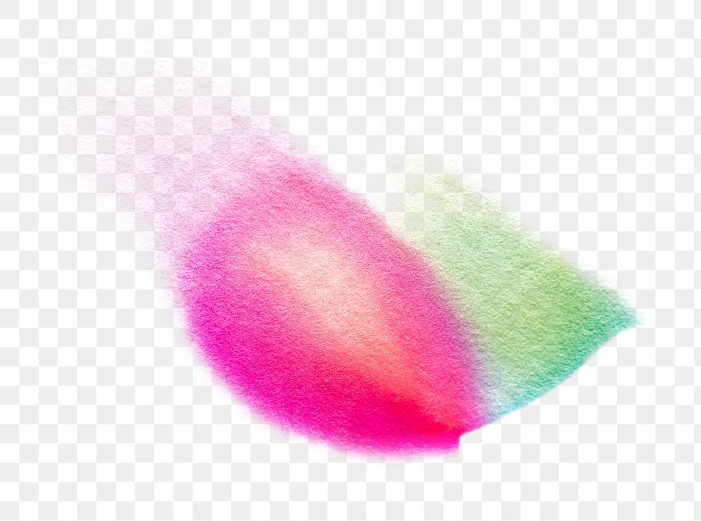 Aesthetic abstract chromatography art png element