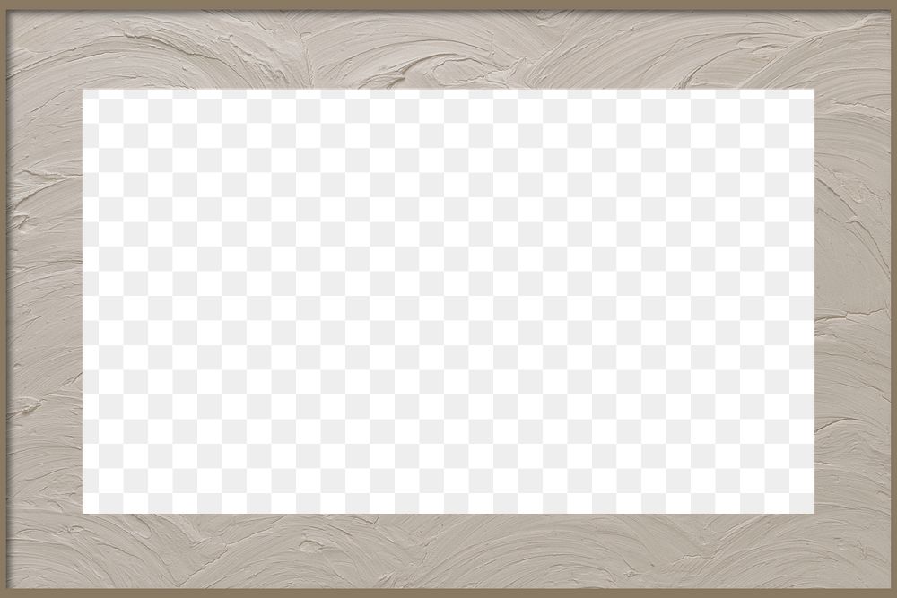 Png beige textured frame mockup