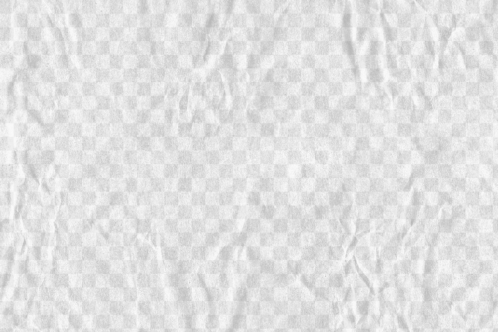 Wrinkled paper texture png, transparent vintage paper overlay effect