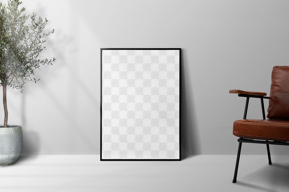 Frame png mockup transparent interior decoration 